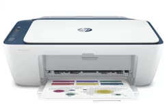 Imprimante HP DeskJet 2721, bleu, vue de face