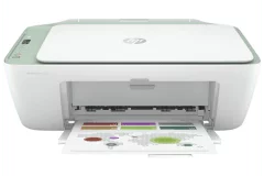 Imprimante HP DeskJet 2722, vert, vue de face
