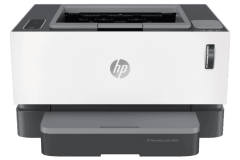 Imprimante HP Neverstop Laser 1000w, gris, vue de face