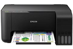 Imprimante Epson EcoTank L3111, noir, vue de face