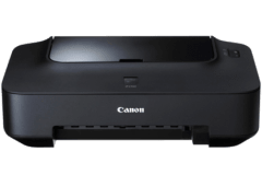 Imprimante Canon PIXMA iP2700, noir, vue de face.