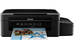 Imprimante Epson EcoTank ET-2500, noir, vue de face.