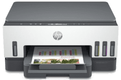 Imprimante HP Smart Tank 7005, gris, vue de face.