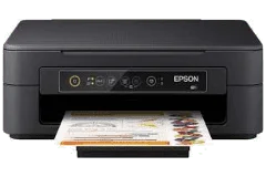 Imprimante Epson XP-2150, noir, vue de face.