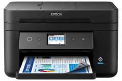 Imprimante Epson WF-2880DWF, noir, vue de face