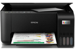 Imprimante Epson EcoTank ET-2812, noir, vue de face